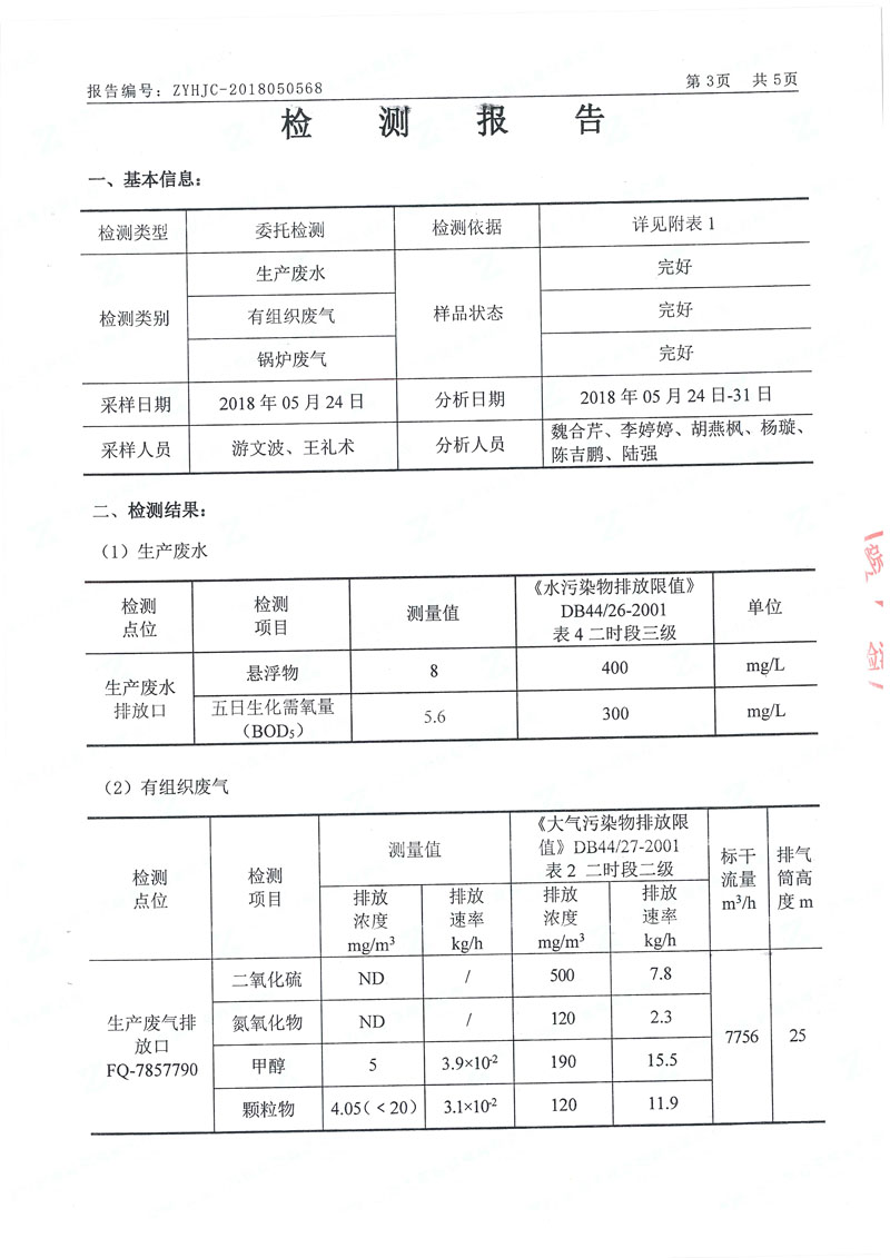 2018翰宇坪山分公司“三废”检测报告_页面_2