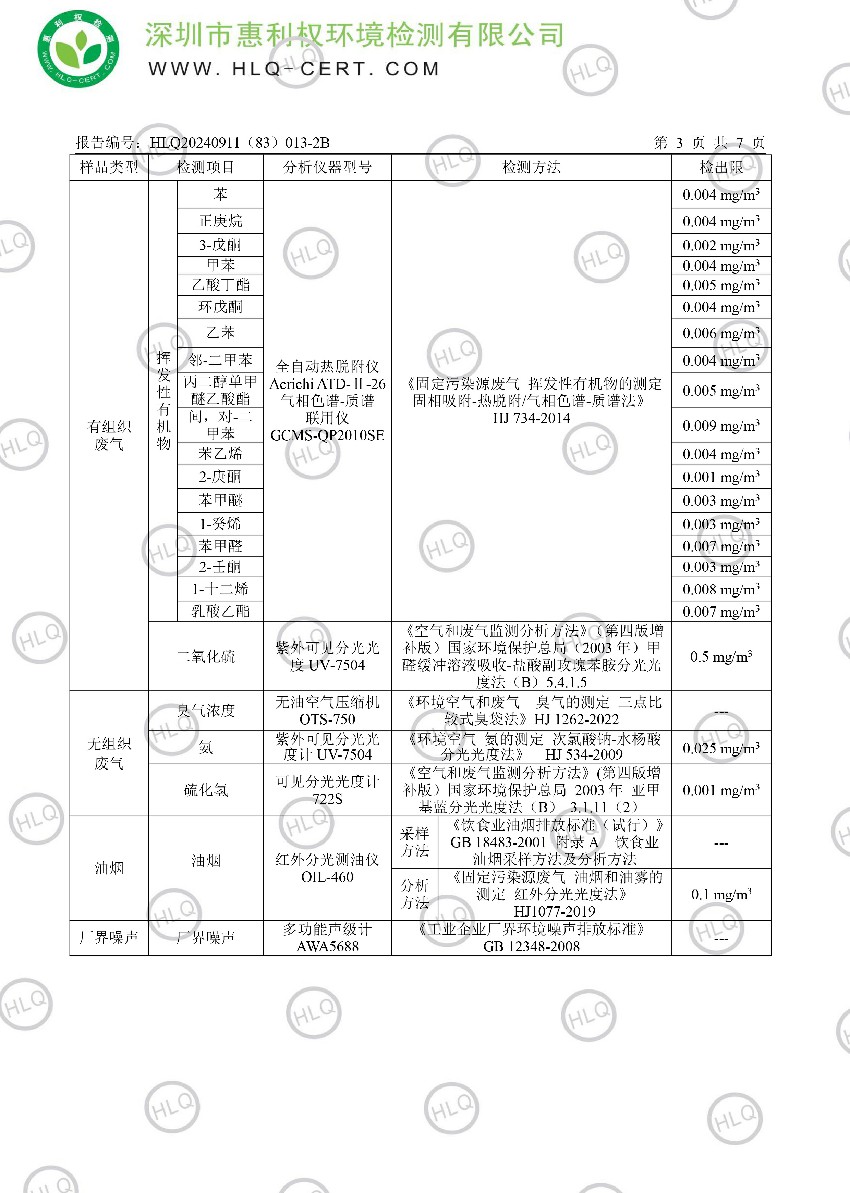 HLQ20240911（83）013-2B--深圳翰宇药业股份有限公司（深圳翰宇药业股份有限公司坪山分公司）--（工业废水、有组织废气、无组织废气、油烟、厂界噪声）-滢10.31-中10.31(1)-4